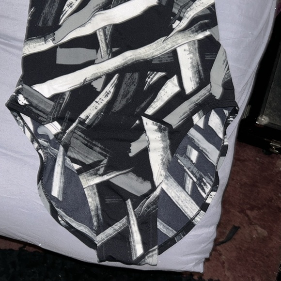 Adidas Code of Tribe Print Open Back Swimsuit - Picture 5 of 9